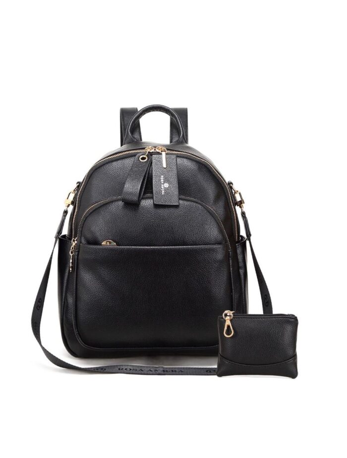 mochila rosa amora 9064 preto