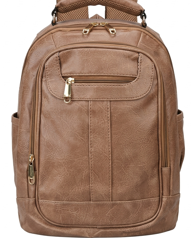 mochila courino bege