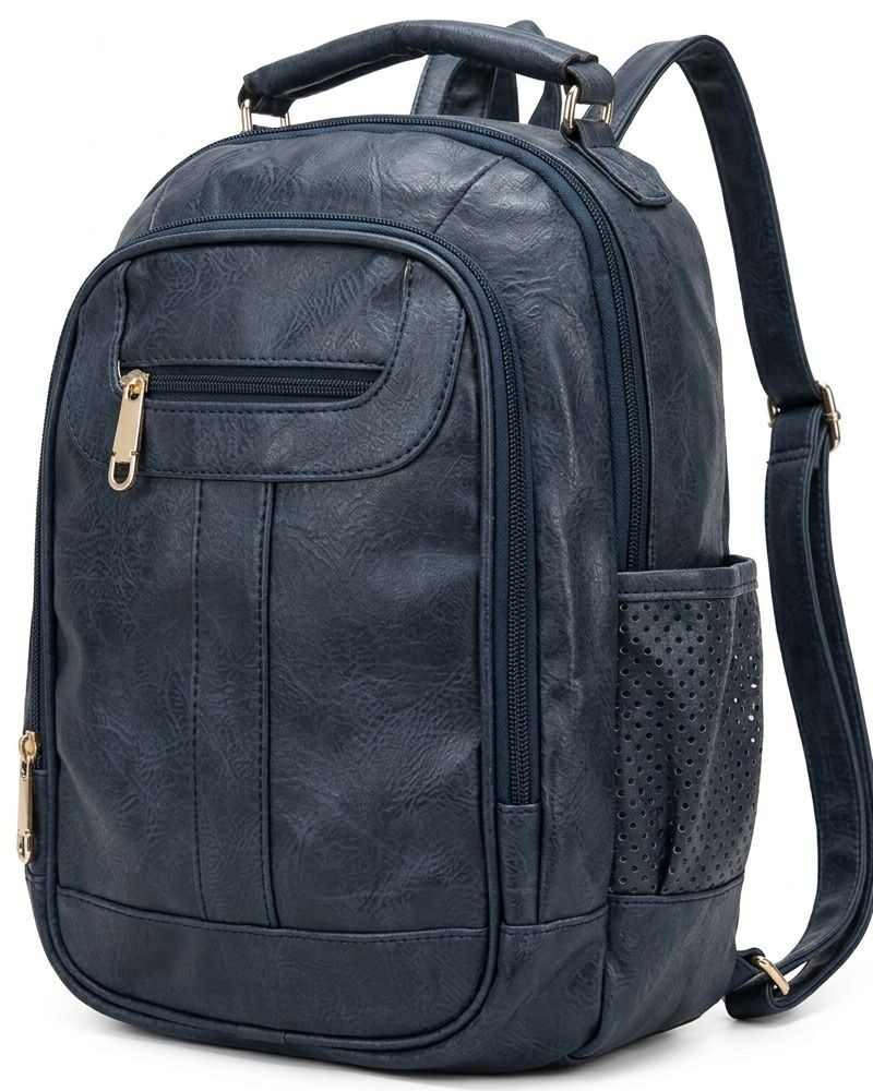 mochila social azul