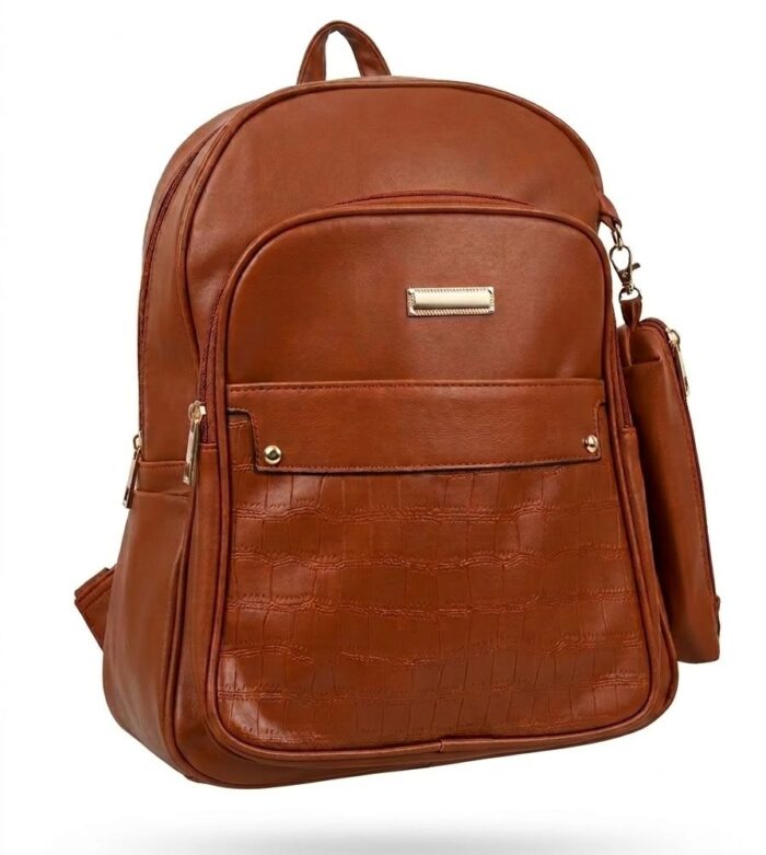 mochila social caramelo