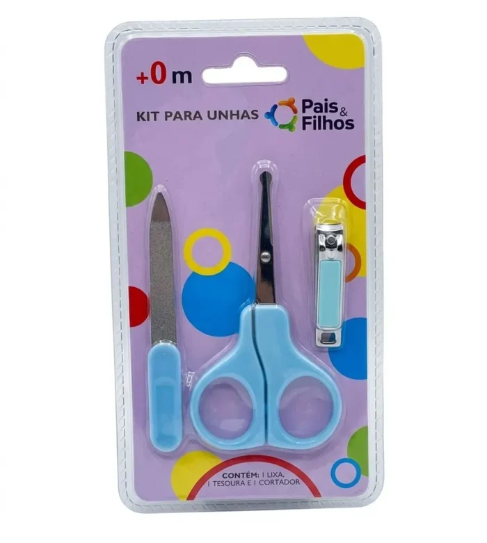 kit para unhas azul