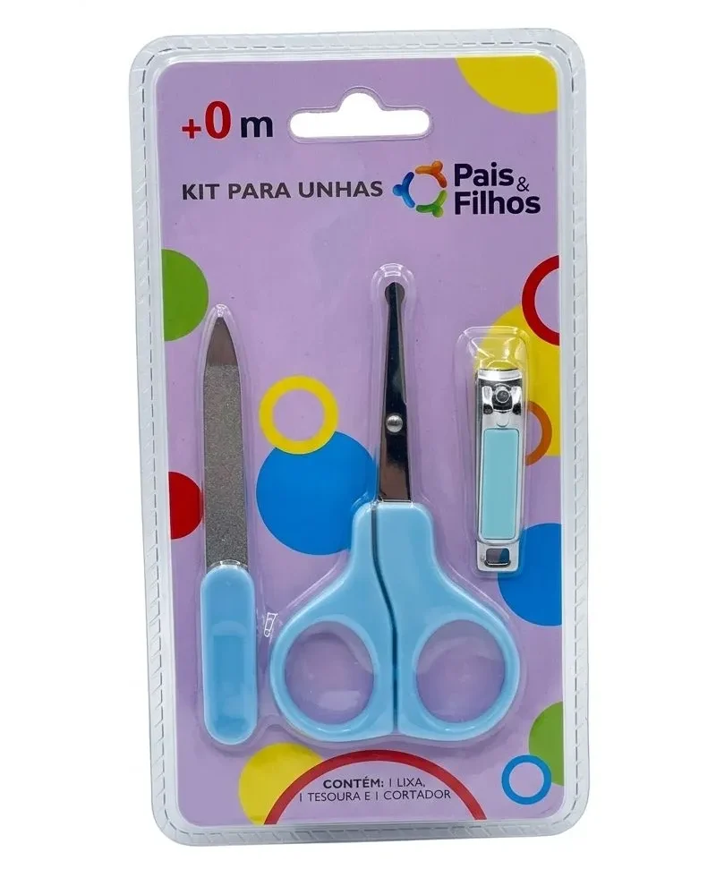 kit para unhas azul
