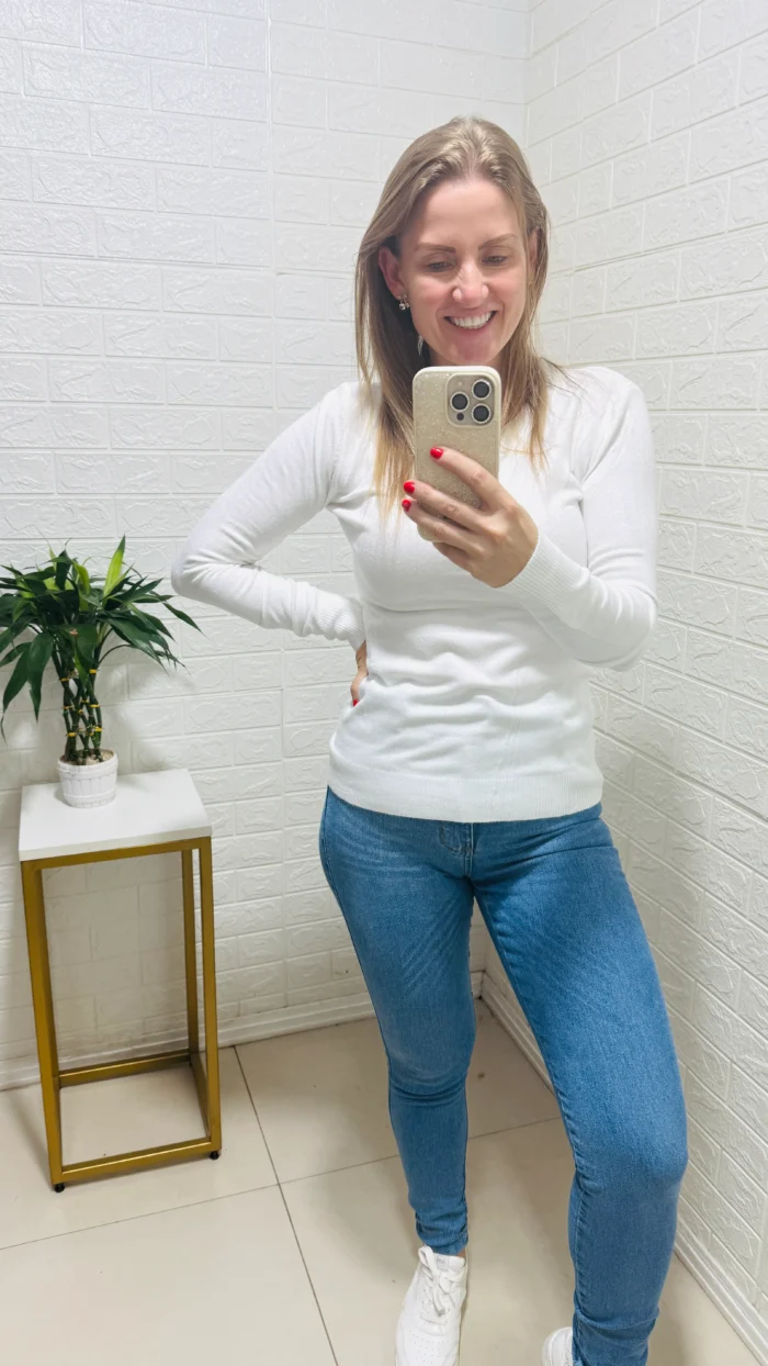 blusa modal básica 01 branca blusa modal básica 01 branca
