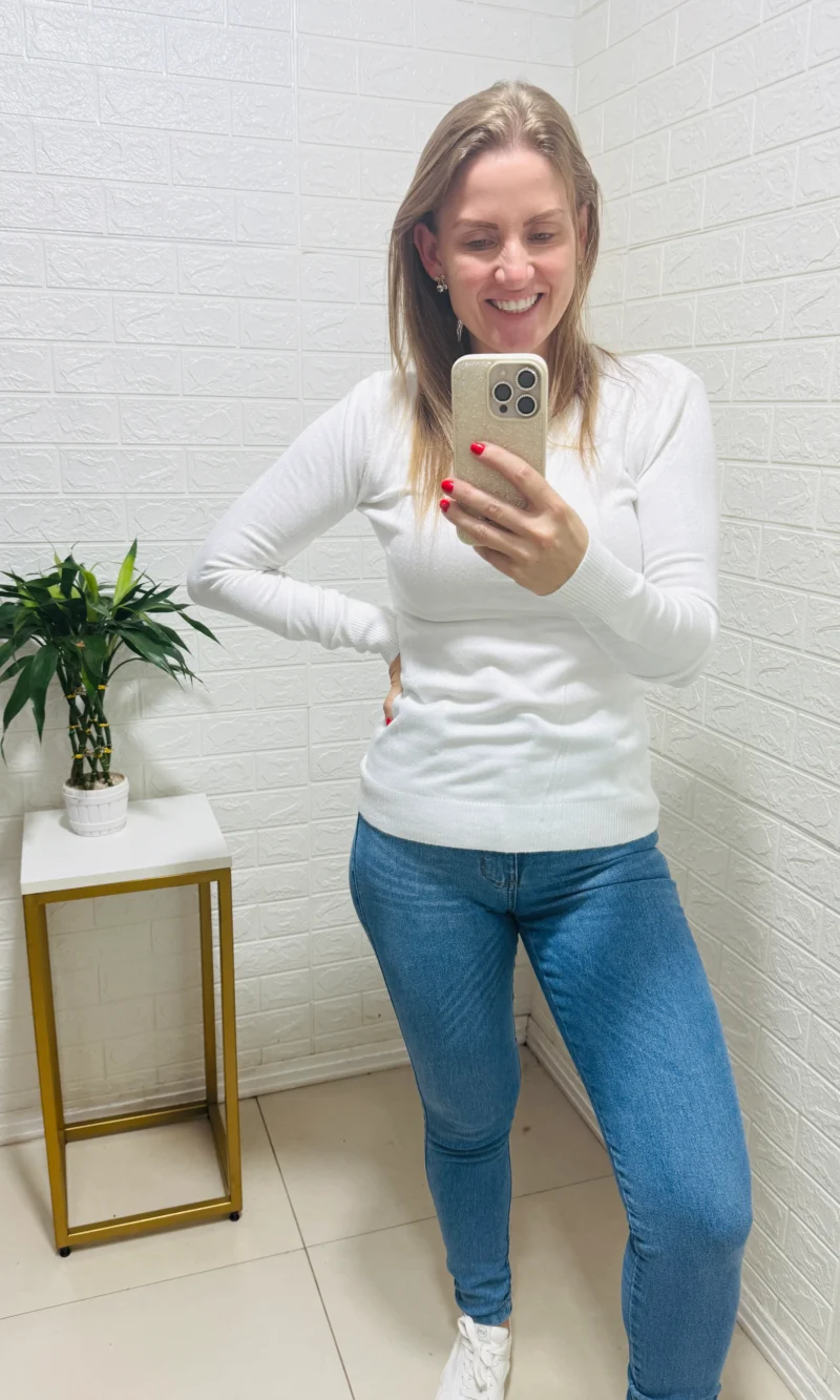 blusa modal básica 01 branca