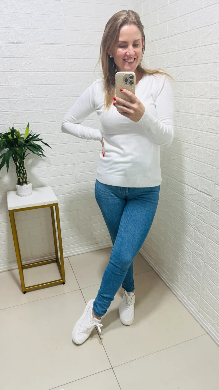 blusa modal básica 01 branca blusa modal básica 01 branca