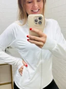 jaqueta esportiva branca