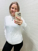 jaqueta esportiva branca