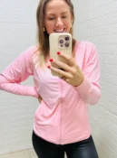 jaqueta esportiva rosa