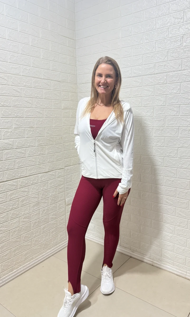 legging rosa bella vinho