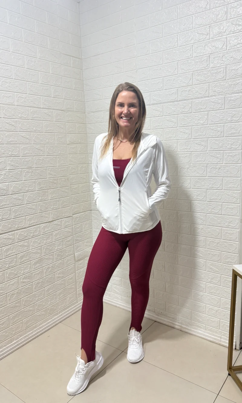 legging rosa bella vinho