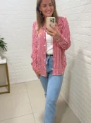 camisa listrada azul
