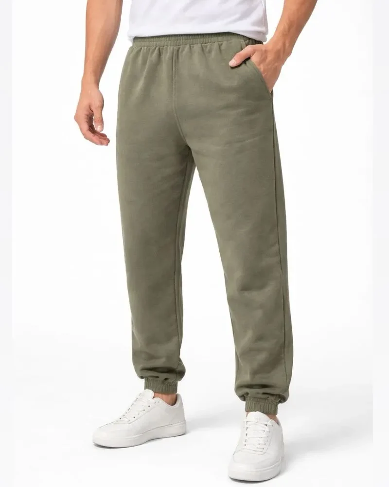calça moletom verde