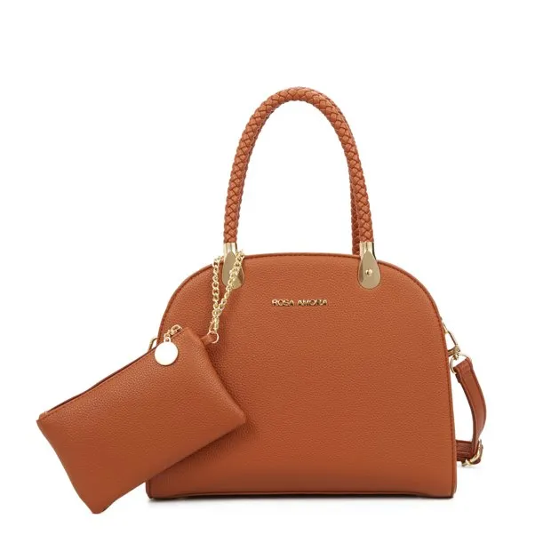 bolsa rosa amora 6183 caramelo